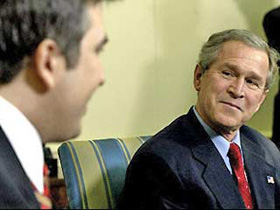 Михаил Саакашвилли и Джордж Буш, фото с сайта news.flexcom.ru (C)