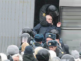 На "Марше несогласных". Фото Михаила Елисеева На "Марше несогласных". Фото Михаила Елисеева