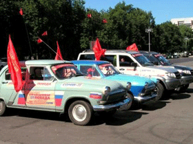 Участники автопробега. Фото: Виктор Шамаев, Собкор®ru Участники автопробега. Фото: Виктор Шамаев, Собкор®ru