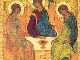 "Троица" Андрея Рублева. Фото с сайта: www.ikona.ru "Троица" Андрея Рублева. Фото с сайта: www.ikona.ru