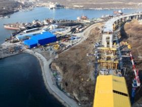 Стройка на о. Русский. Фото: rusmost.ru Стройка на о. Русский. Фото: rusmost.ru