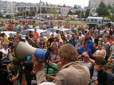 Сход в Удомле. Фото nnm.ru Сход в Удомле. Фото nnm.ru