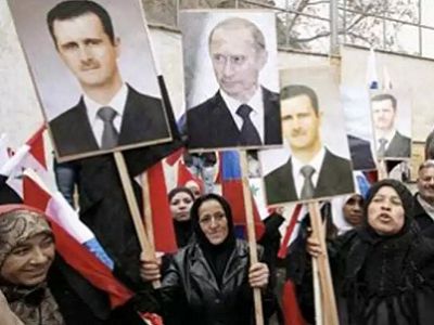Проасадовская демонстрация в Сирии. Публикуется в e-v-ikhlov.livejournal.com Проасадовская демонстрация в Сирии. Публикуется в e-v-ikhlov.livejournal.com