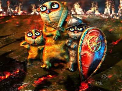 Коты Васи Ложкина. Из видео "Увертюра (Тизер)", источник - https://www.youtube.com/watch?v=K_nOedygUjI Коты Васи Ложкина. Из видео "Увертюра (Тизер)", источник - https://www.youtube.com/watch?v=K_nOedygUjI