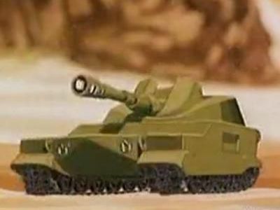 Мультяшный танк. Фото: Utro.ru Мультяшный танк. Фото: Utro.ru