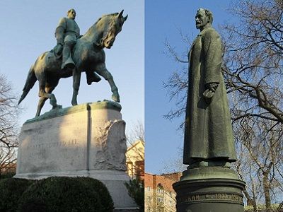 Памятник генералу Р.Ли в Шарлотсвилле; снесенный памятник Дзержинскому на Лубянке. Источники - dailyprogress.com, red.msk.ru Памятник генералу Р.Ли в Шарлотсвилле; снесенный памятник Дзержинскому на Лубянке. Источники - dailyprogress.com, red.msk.ru