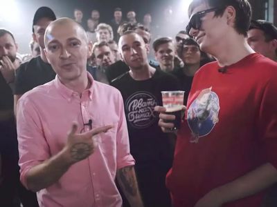 Рэп-баттл: СлаваКПСС vs. Oxxxymiron. Источник - spektr.press Рэп-баттл: СлаваКПСС vs. Oxxxymiron. Источник - spektr.press