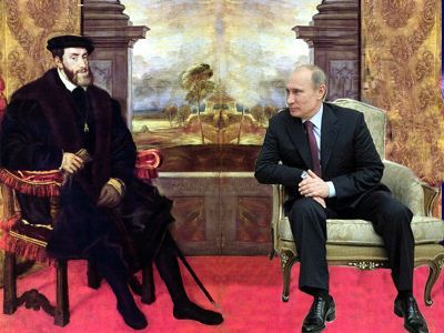 Карл V и Владимир III. Коллаж: В. Зайдман Карл V и Владимир III. Коллаж: В. Зайдман