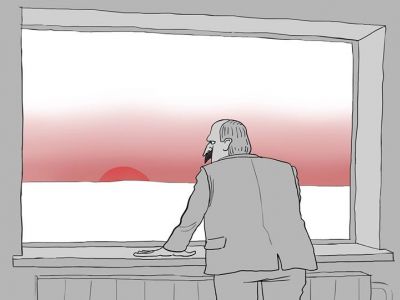 Лукашенко и восход над Беларусью. Карикатура С.Елкина: dw.com Лукашенко и восход над Беларусью. Карикатура С.Елкина: dw.com