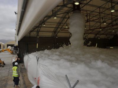 Система пожаротушения на базе морской пехоты США на Окинаве. Фото: usmclife.com Система пожаротушения на базе морской пехоты США на Окинаве. Фото: usmclife.com