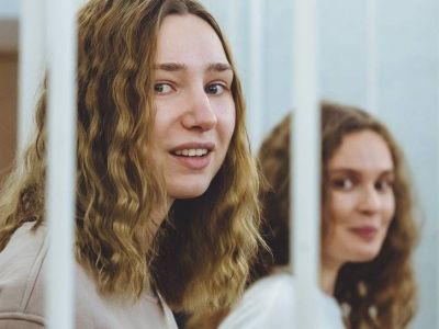Катерина Андреева и Дарья Чульцова. Фото: Белсат Катерина Андреева и Дарья Чульцова. Фото: Белсат