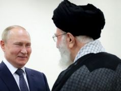 Владимир Путин и лидер Ирана аятолла Али Хаменеи, 19.07.22. Фото: ru.krymr.com Владимир Путин и лидер Ирана аятолла Али Хаменеи, 19.07.22. Фото: ru.krymr.com