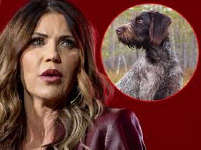 Губернатор Южной Дакоты Кристи Ноэм и застреленная собака. Фото: www.tmz.com Губернатор Южной Дакоты Кристи Ноэм и застреленная собака. Фото: www.tmz.com