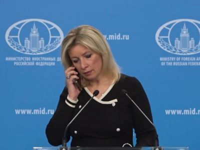 Мария Захарова в прямом эфире, 21.11.24. Скрин видео t.me/okun_andrew Мария Захарова в прямом эфире, 21.11.24. Скрин видео t.me/okun_andrew