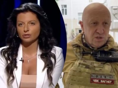 Маргарита Симоньян; Евгений Пригожин. Фото: glavred.info