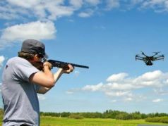 Из ружья по беспилотникую Фото: YouTube