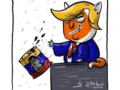 Кого схватит рыжий кот в следующий раз? Карикатура А.Петренко: t.me/PetrenkoAndryi