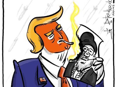 Новая война Трампа. Карикатура А.Петренко: t.me/PetrenkoAndryi Новая война Трампа. Карикатура А.Петренко: t.me/PetrenkoAndryi